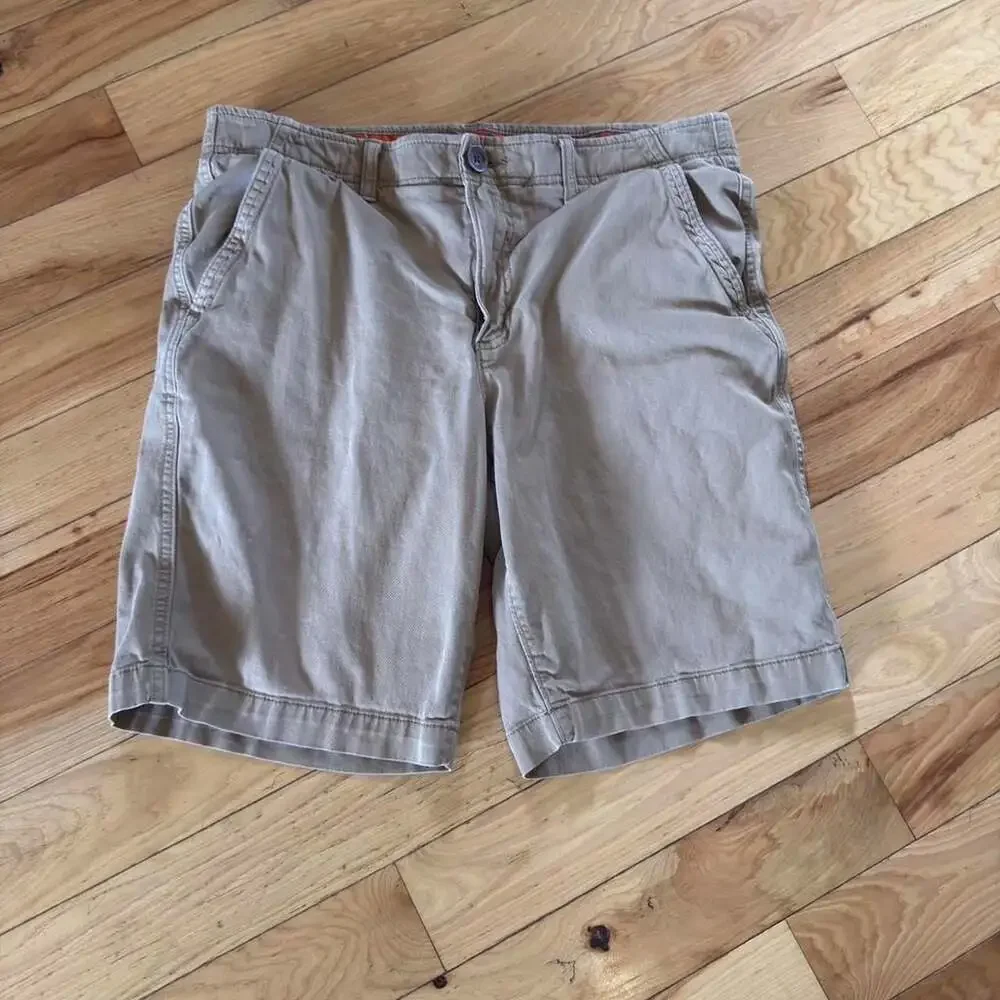 Urban Pipeline UltraFlex Khaki Flat Front Shorts Size 34